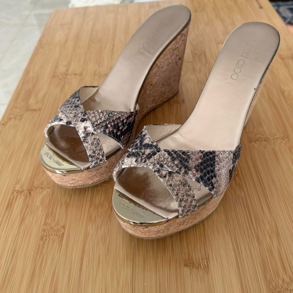 Jimmy Choo pandora wedge sandal